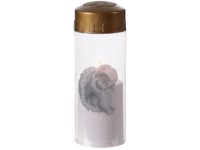Madonna sírkő LED lámpa 65x177 mm angyalfehér, 60 napig használható